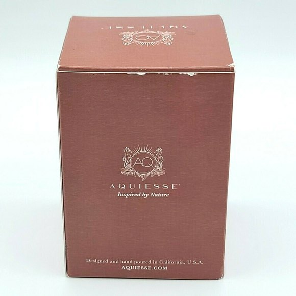 Aquiesse Luxury Scented Soy Candle SANDALWOOD VANILLE 6.5 oz New in Box - Picture 6 of 6